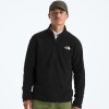 Buzo Polar Textured cierre de 1/4 hombre Tnf Black Heather