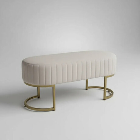 Banqueta Otomana Beige Largo 100cm x Ancho 40cm x Alto 45cm Banqueta Otomana Beige Largo 100cm x Ancho 40cm x Alto 45cm