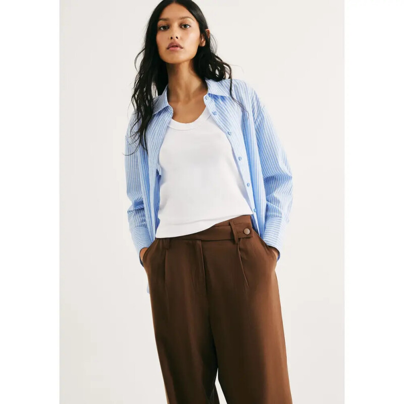 CALCA FEM MARROM ESCURO