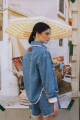 CAMPERA FRUIT Azul Con Crudo