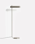 Lámpara de pie Nelaia con acabado gris. Lámpara de pie Nelaia con acabado gris.