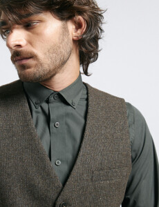 470407 CHALECO VESTIR HARRINGTON SELECT Chocolate