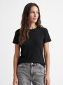 REMERA GALTHER NEGRO.