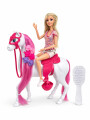 MUÑECA CON CABALLO ROSADO