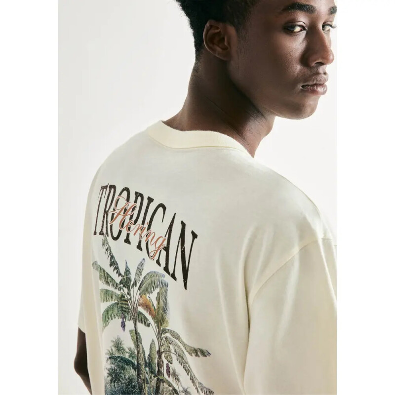 CAMISETA MM MASC BEGE CLARO