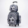 Mochila con carrito, lonchera y cartuchera. Pelota 3d
