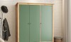 Ropero 3 Puertas 4 Cajones - Mari Verde