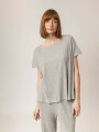REMERA CORAL GRIS CLARO