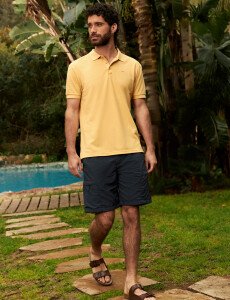 520752 REMERA HARRINGTON LABEL Amarillo