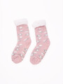 MEDIA SHERPA ANIMAL PRINT ROSADO