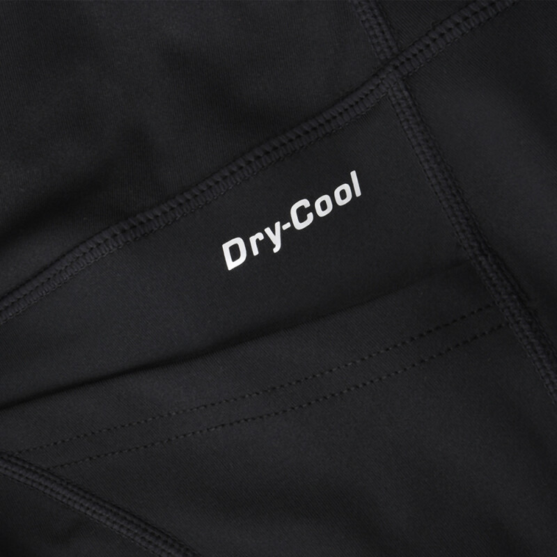 CALZA WMN 7/8 C-BOLSILLO gris city NEGRO