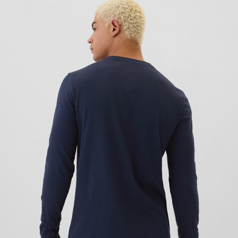 V-LS EVERYDAY SOFT CREW - SOLIDS TAPESTRY NAVY