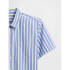 V-SS STANDARD POPLIN BLUE WHITE STRIPE