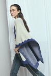 Poncho wavy PREVENTA azul