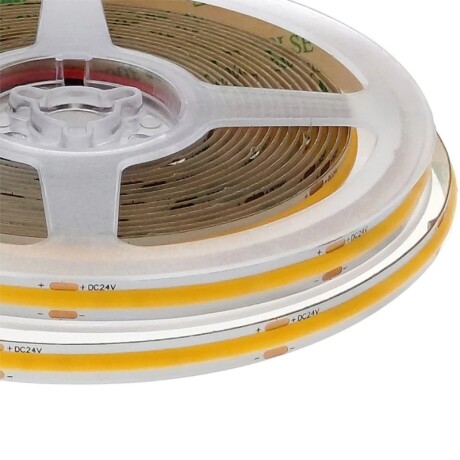 Cinta LED COB 24V 5W/m IP20 2700K 5 m Cinta LED COB Continua 24v Luz Cálida Dimerizable