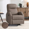 Sillón Recliner 1 Cuerpo Cuero Sintético - Adri Marrón
