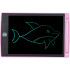 Pizarra Mágica Infantil Automática Led 12 Pulgadas c/ lápiz Variante Color Rosa Claro