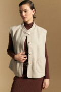 CHALECO CARMENE Beige Melange