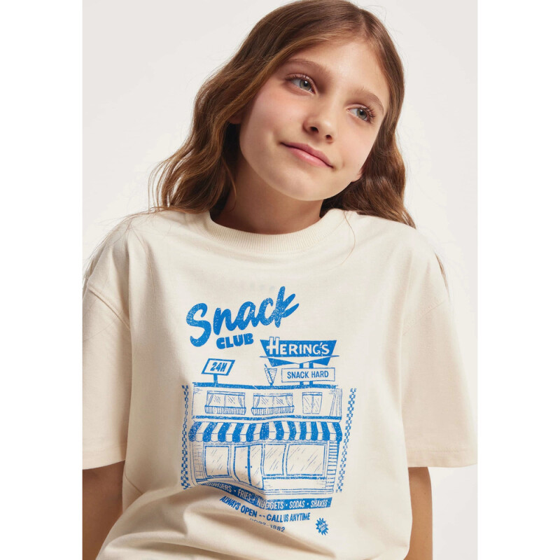 CAMISETA MM INFANTIL OFF WHITE