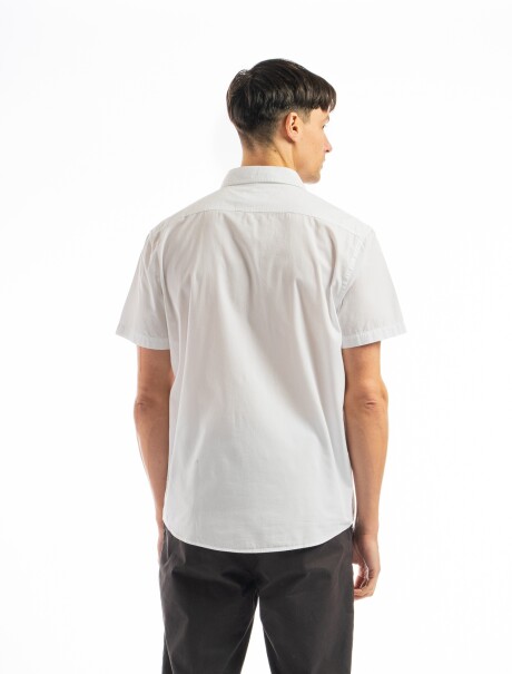 Camisa Algodón con Bolsillo Barcelona Blanco