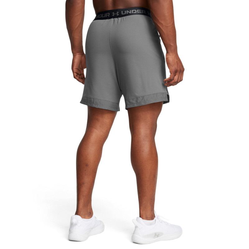UA Vanish Woven 6in Shorts-RED GRY-027