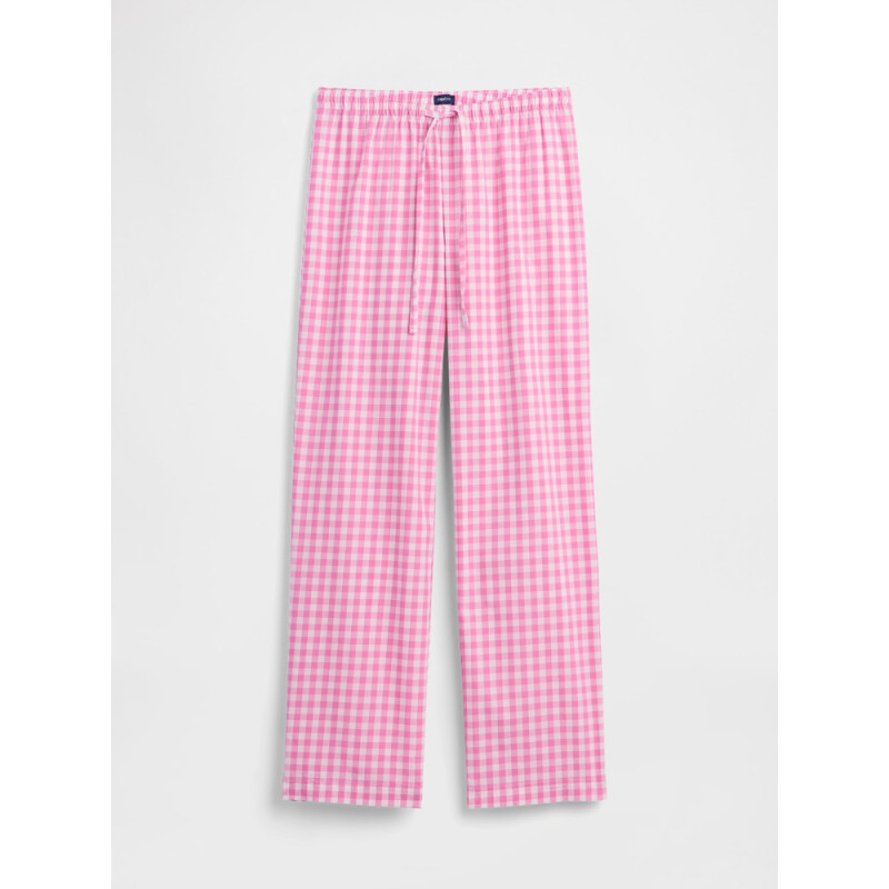 V-POPLIN PANT SP FAM PINK GINGHAM