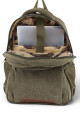 Mochila porta laptop de lona Verde