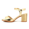 Sandalia Ramarim Taco 7cm Oro