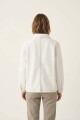 Campera denim larga BLANCO