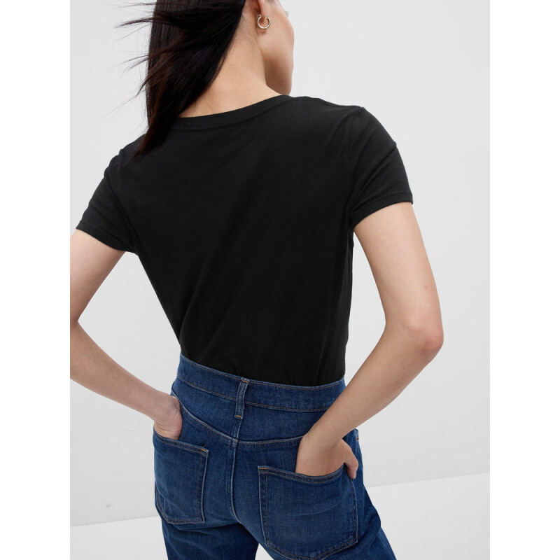 V-GAP SS CLSC TEE TRUE BLACK