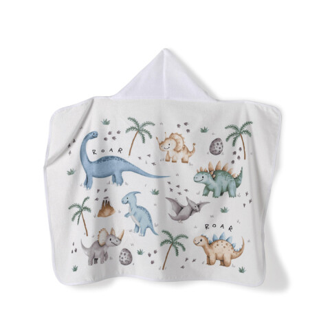 Toalla Con Capucha Bebé Döhler Velour 90 x 70 cm DINO