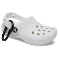 Llavero Classic Clog Pouch Bag Charm Blanco