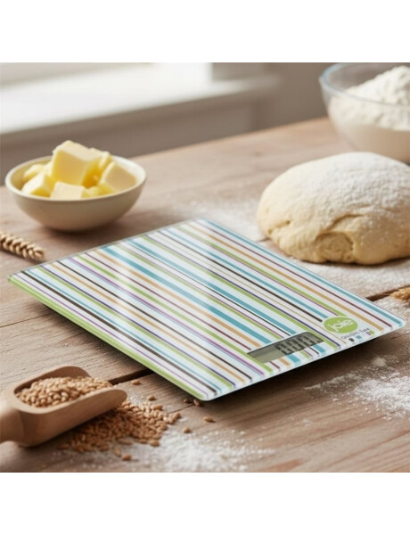 BALANZA DE COCINA DIGITAL A RAYAS JOIE BALANZA DE COCINA DIGITAL A RAYAS JOIE