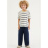 CAMISETA MM AZUL CARIBE/CHUMBO/BLANCO