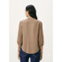 BLUSA FEM MARROM MEDIO