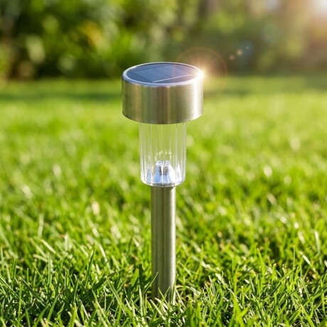 Luminaria Led Pincho Solar de Jardín Pincho Solar LED de Aluminio