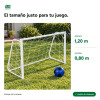 Arco de fútbol Entrenamiento 120 × 80 cm con red y pelota Arco de fútbol Entrenamiento 120 × 80 cm con red y pelota