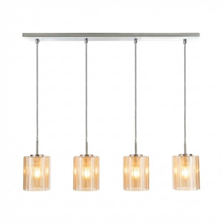 LÁMPARA DE TECHO METAL-Y-VIDRIO NATURAL-BEIGE LP95685