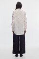 Camisa Cisne Print Dots Cream