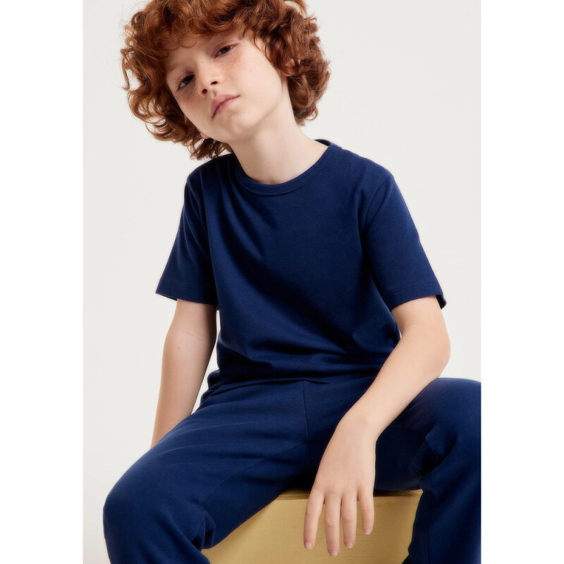 CAMISETA MM INFANTIL AZUL MARINHO