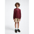 CAMISETA ML MASC VERMELHO ESCURO