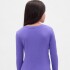 FRCH LS RIBBED TEE BLUE IRIS 2