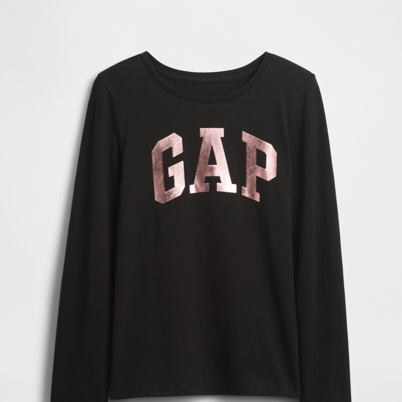 V-FRCH LS LOGO TEE BLACK 18