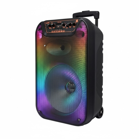 PARLANTE PORTATIL BLUETOOTH KTS2233 15" CON MICROFONO Y RUEDAS PARLANTE PORTATIL BLUETOOTH KTS2233 15" CON MICROFONO Y RUEDAS
