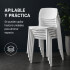 Silla Comedor ComboHome Venecia Pack X6 Blanco 1