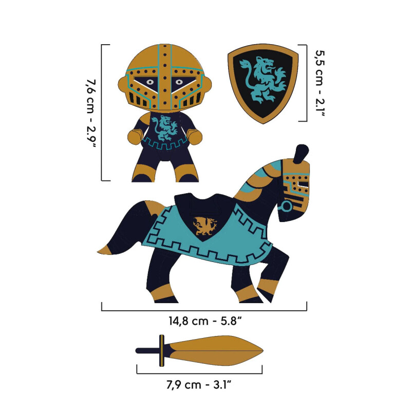 Figura coleccionable Dragon Knight Art Toys Djeco Figura coleccionable Dragon Knight Art Toys Djeco