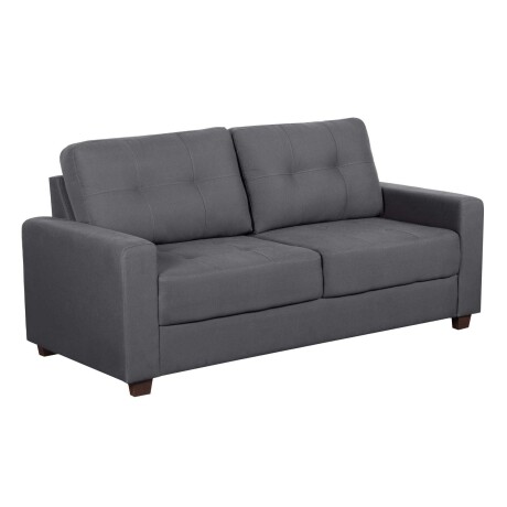 SILLÓN 3 CUERPOS TELA GRIS PIRIA GRIS OSC