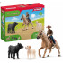 Set Figuras Granja Granjero Caballo Vaca Perro Schleich Set Figuras Granja Granjero Caballo Vaca Perro Schleich