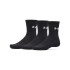 UA Performance Cotton 3p Crw-BLK BLK-008