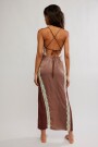 VESTIDO MAXI SLIP SOME KIND OF Marron